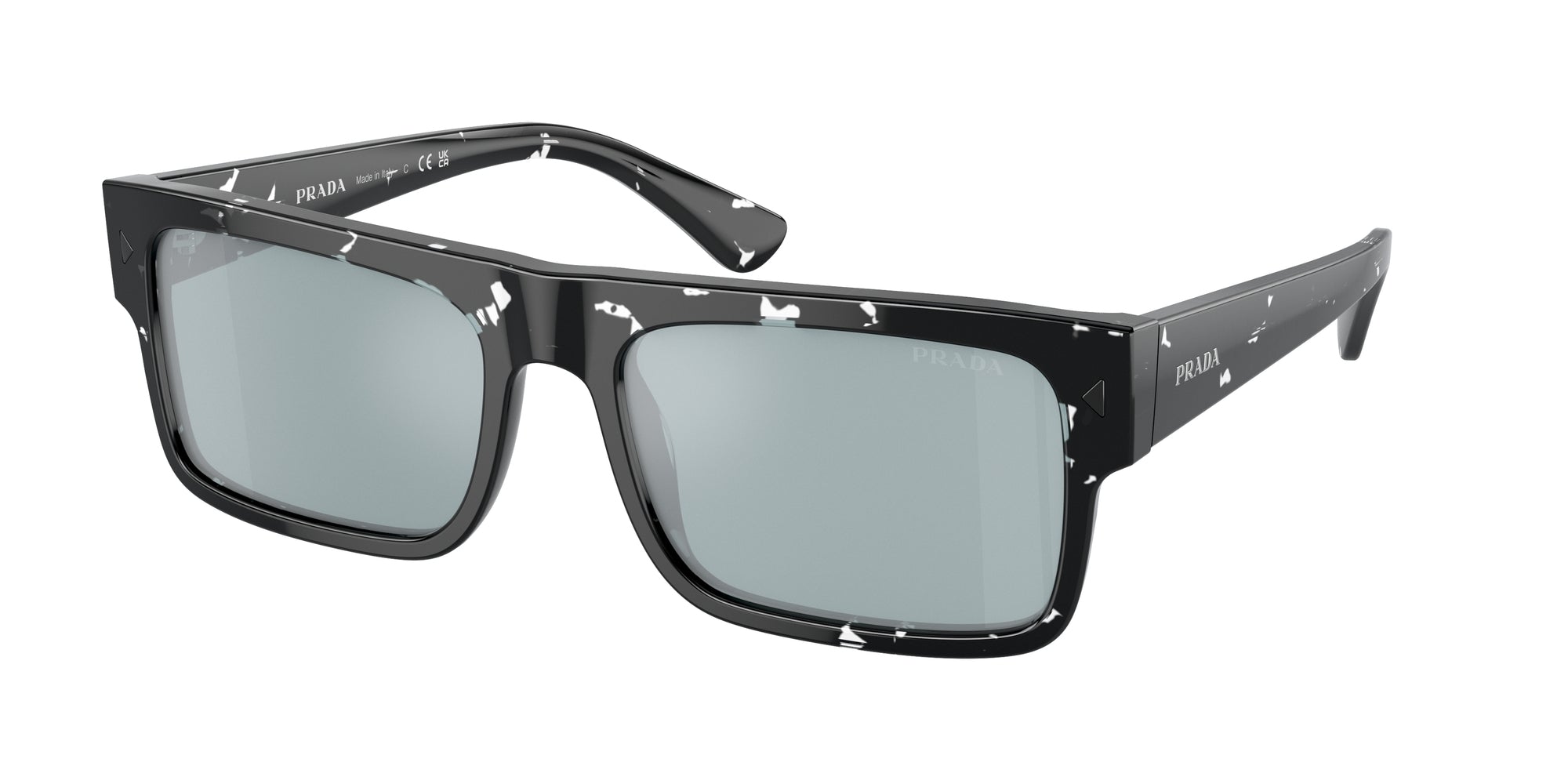 8056597971041 - Mann PR A10S  15O01A Gläser SONNENBRILLEN Acetat Havanna Nero Blau Silber Hocken Specchiate Spiegel