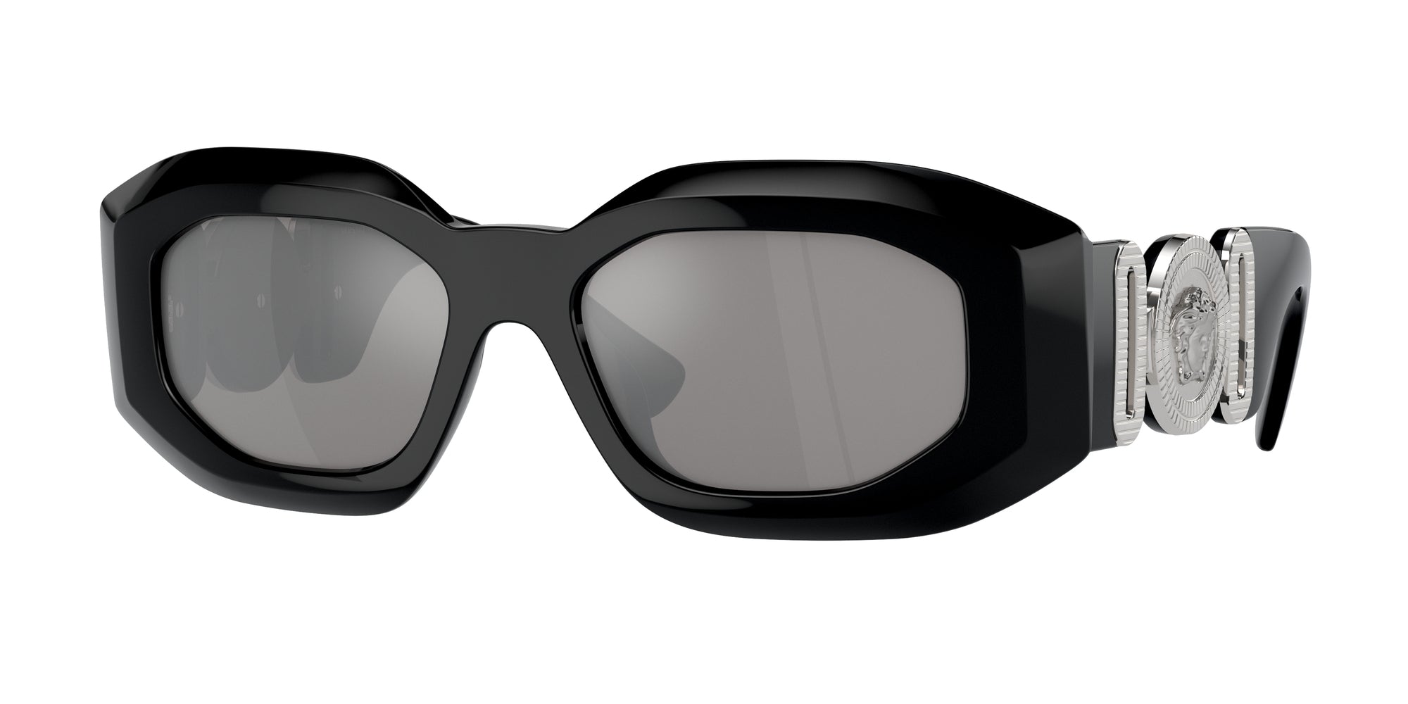 8056597973960 - Herren VE4425U 54226G Gläser SONNENBRILLEN Injiziert Schwarz Grau Geometrisch Gespiegelt Spiegel 8056597973960 - Herren VE4425U 54226G Gläser SONNENBRILLEN Injiziert Schwarz Grau Geometrisch Gespiegelt Spiegel