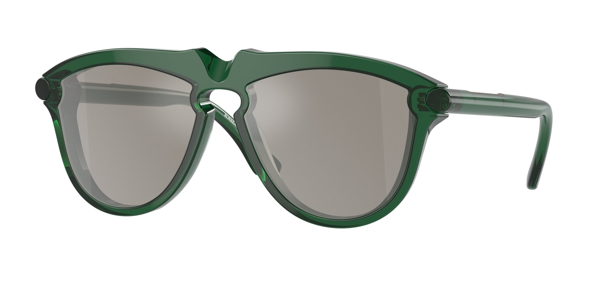 8056597978804 - Herren BE4417U  41046G Gläser SONNENBRILLEN Acetat Grün Grau Pilot Gespiegelt