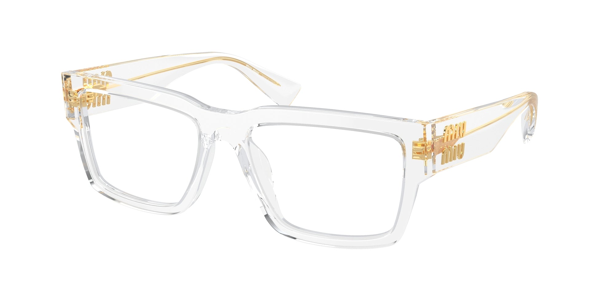 8056597980289 - Damen MU 02XV  2AZ1O1 Rahmen von BRILLEN Acetat Transparent Transparent Quadratisch Normal