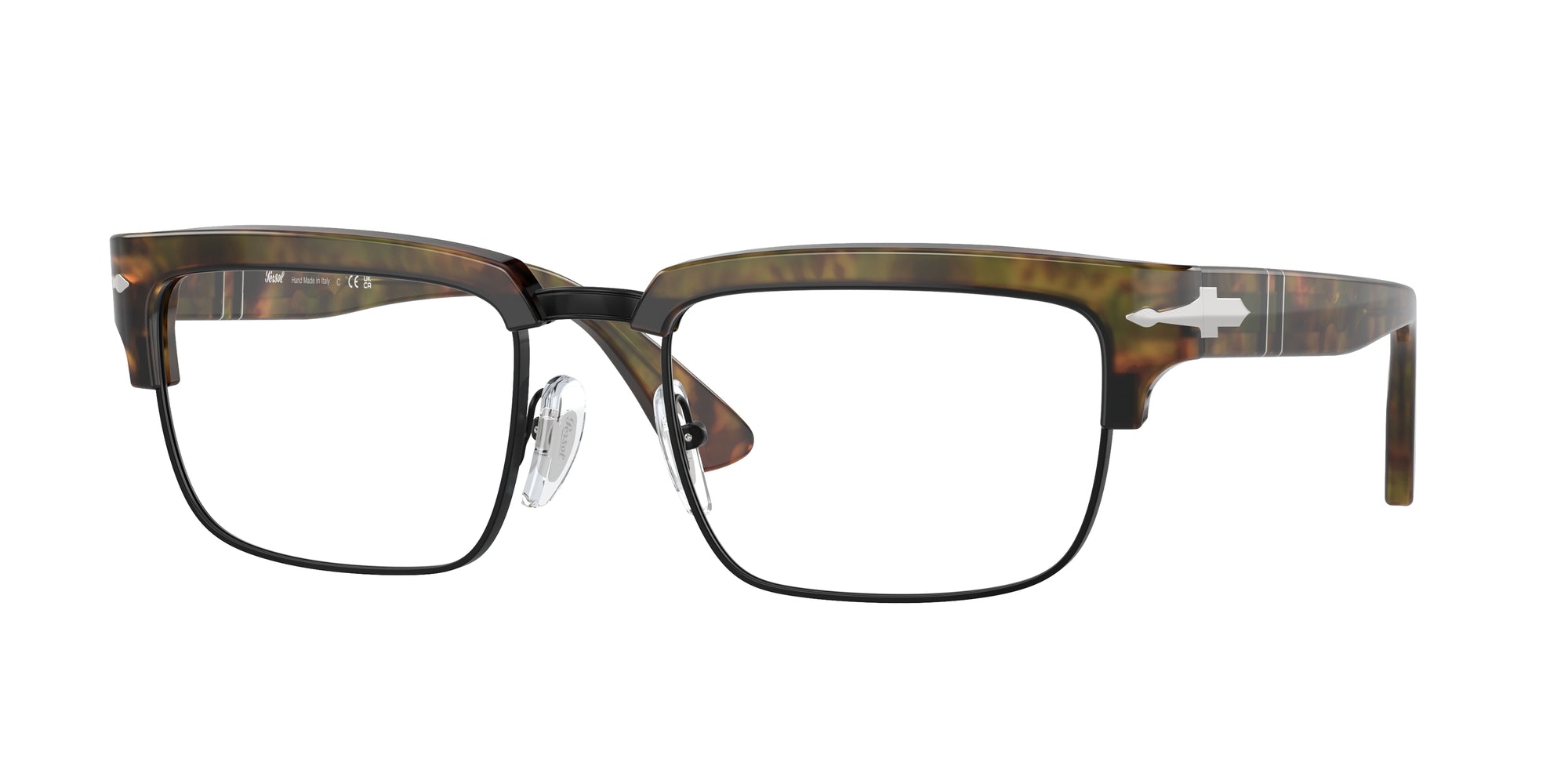8056597983815 - Unisex PO3354V  108 Rahmen von BRILLEN Acetat Schildkröte Transparent Quadratisch Normal