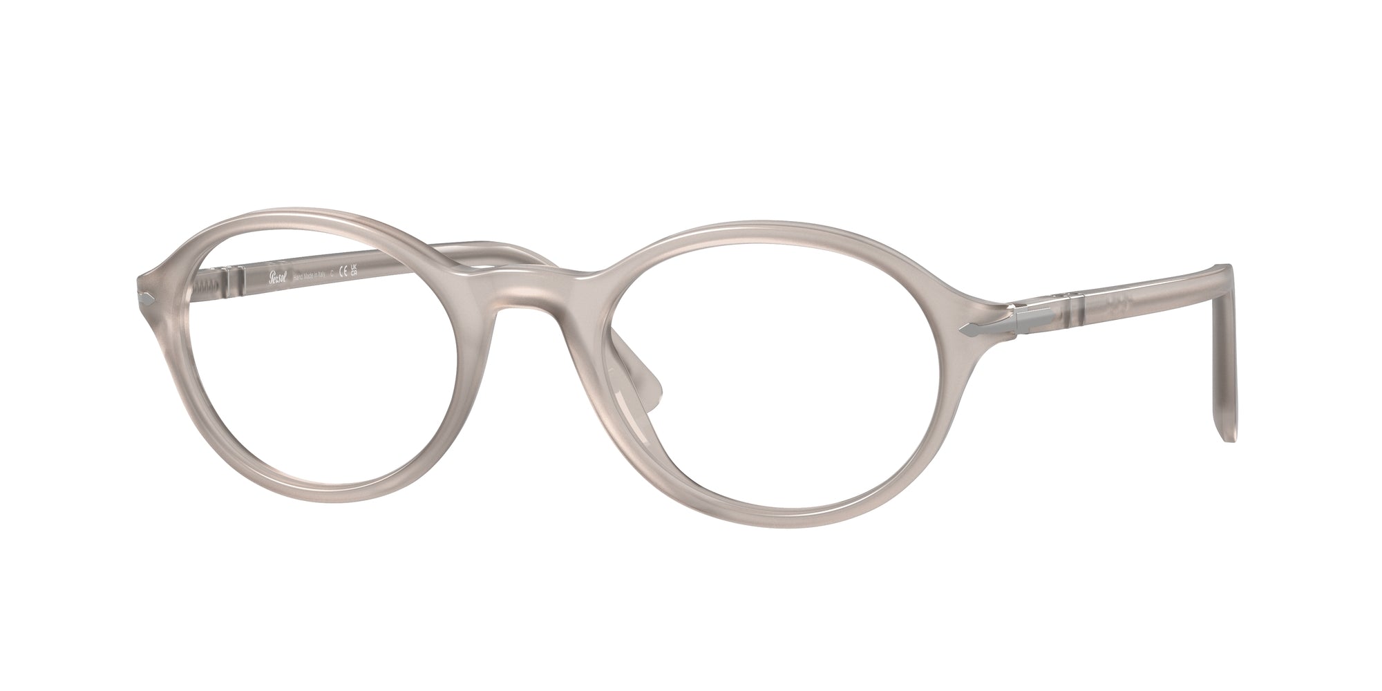 8056597983945 - Unisex PO3351V  1203 Rahmen von BRILLEN Acetat Grau Transparent Kreisel Normal