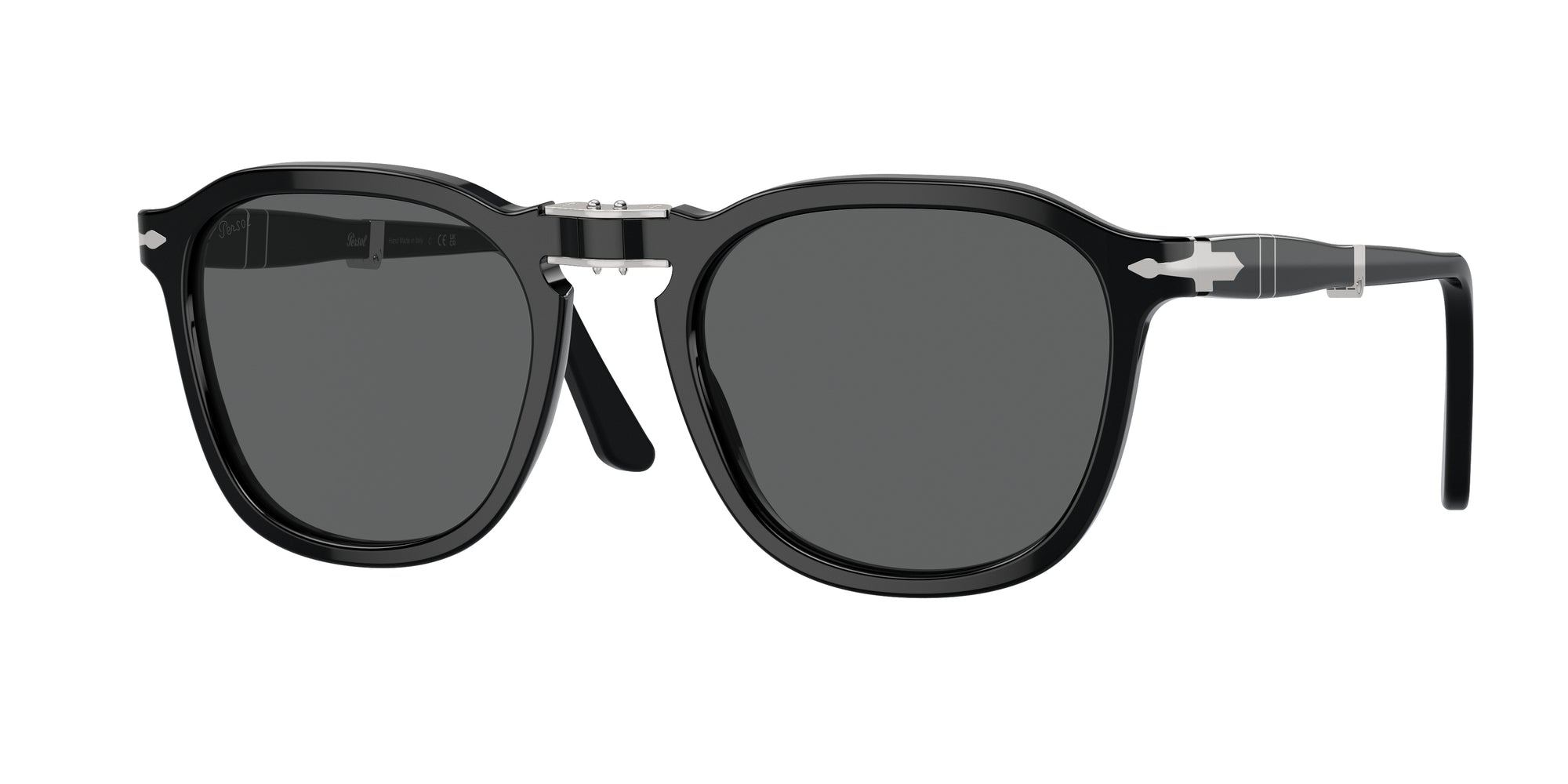 8056597984140 - Unisex PO3345S  95 B1 Gläser SONNENBRILLEN Acetat Schwarz Grau Quadratisch Normal