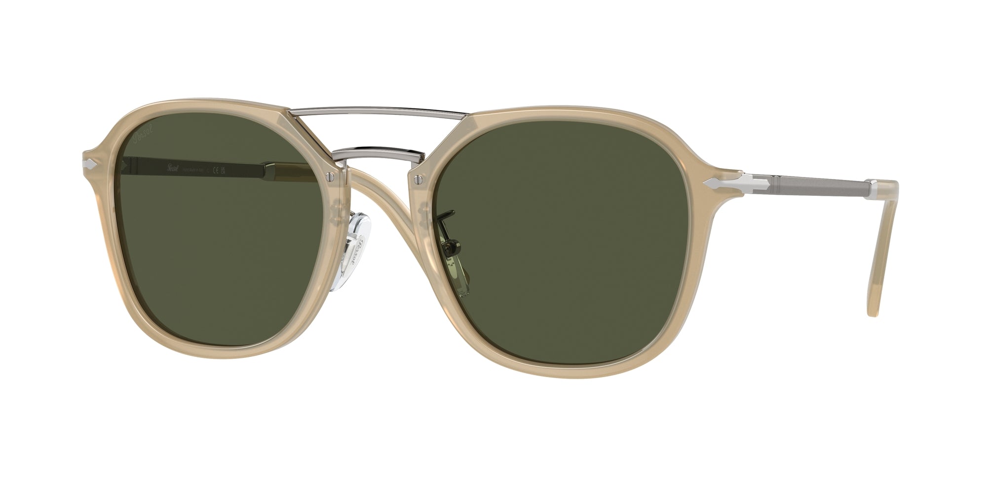 8056597986212 - Unisex PO3352S  116931 Gläser SONNENBRILLEN Acetat Braun Grün Quadratisch Normal