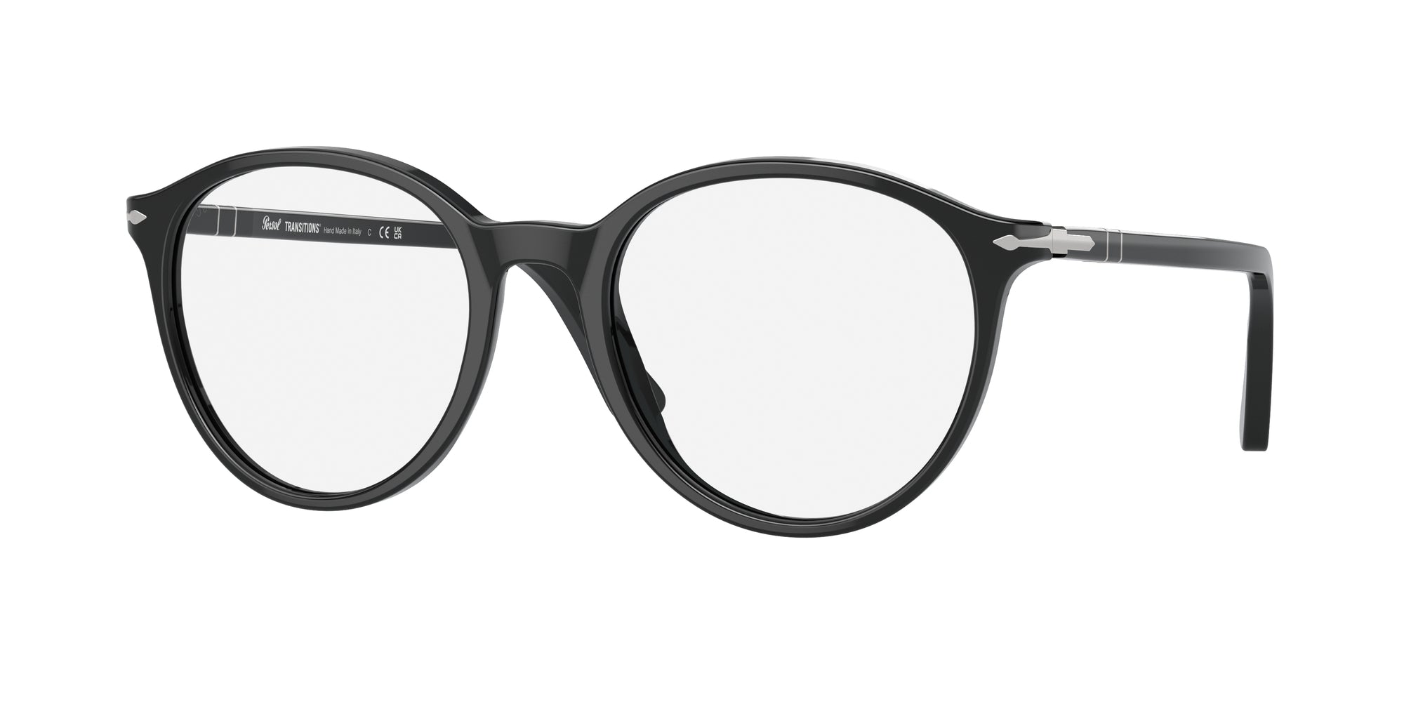 8056597988261 - Unisex PO3350S  95 GG Gläser SONNENBRILLEN Acetat Schwarz Blau Pantos Photochromatisch Photochromatisch