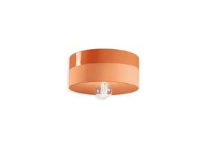 8056598473568 - Deckenlampe PI Keramik glänzend matt Ø 25cm orange