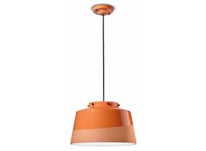 8056598473667 - Hängeleuchte Quindim aus Keramik Ø 40 cm orange