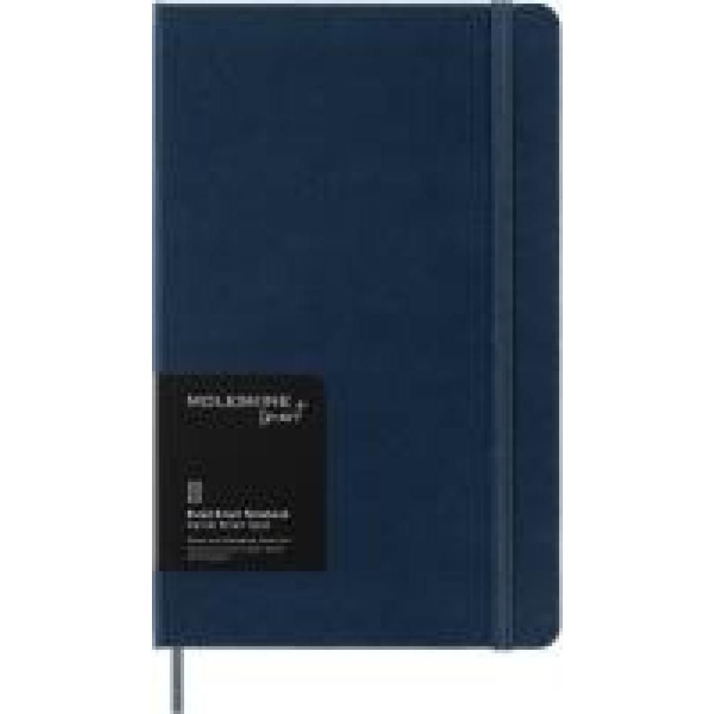 8056598853605 - Moleskine Smart Notebook Large Ruled Sapphire Blue Hard Cover (5 x 825)