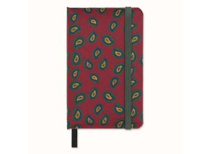 8056598858839 - Moleskine Silk Notizbuch XS blanko Fester Hard Cover Einband Bordeaux mit Geschenkbox