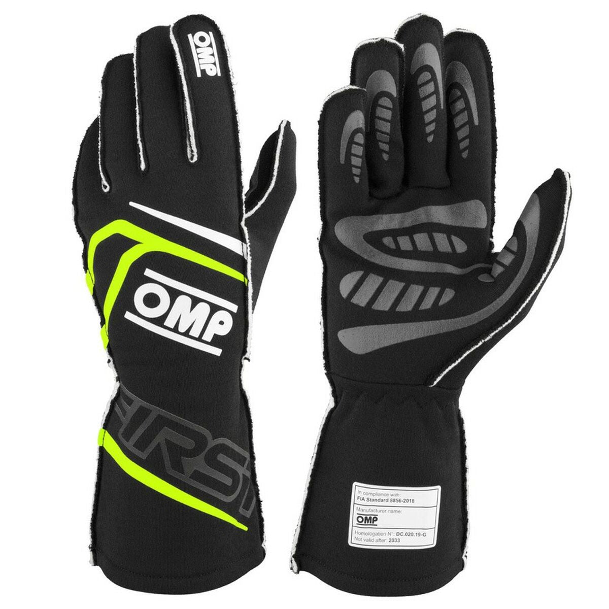 8056690418078 - Handschuhe FIRST Schwarz S FIA 8856-2018