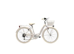 8056746003456 - Adriatica Cityfahrrad 26 Zoll PANDA weiß inkl Korb