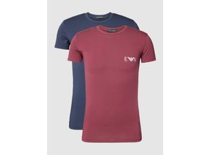 8056787660779 - T-Shirt mit Label-Print