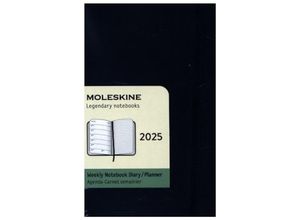 8056999270360 - Moleskine 12 Monate Wochen Notizkalender 2025 Pocket A6 Gebunden