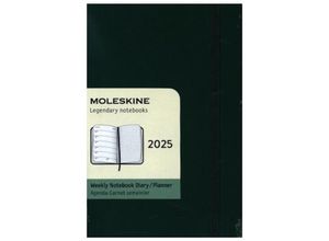 8056999270742 - Moleskine 12 Monate Wochen Notizkalender 2025 Pocket A6 Gebunden