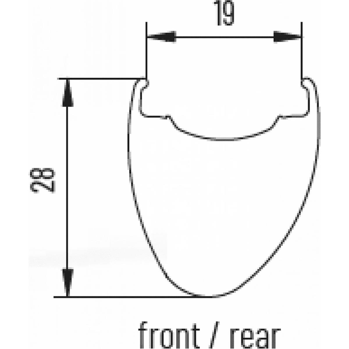 8057013344005 - 28 700c Aluminium Räder Shimano SRAM 9 10 11v Tubeless Ready CENTER LOCK
