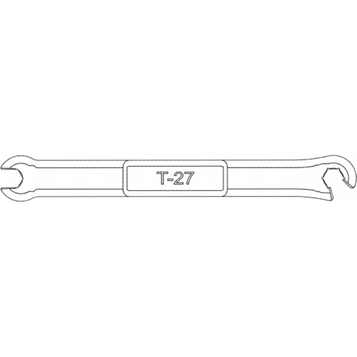 8057017982401 - T-27 Speichenschlüssel für Fahrradradwartung