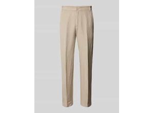8057163275792 - Tapered Fit Leinenhose mit Bügelfalten 8057163275792 - Tapered Fit Leinenhose mit Bügelfalten