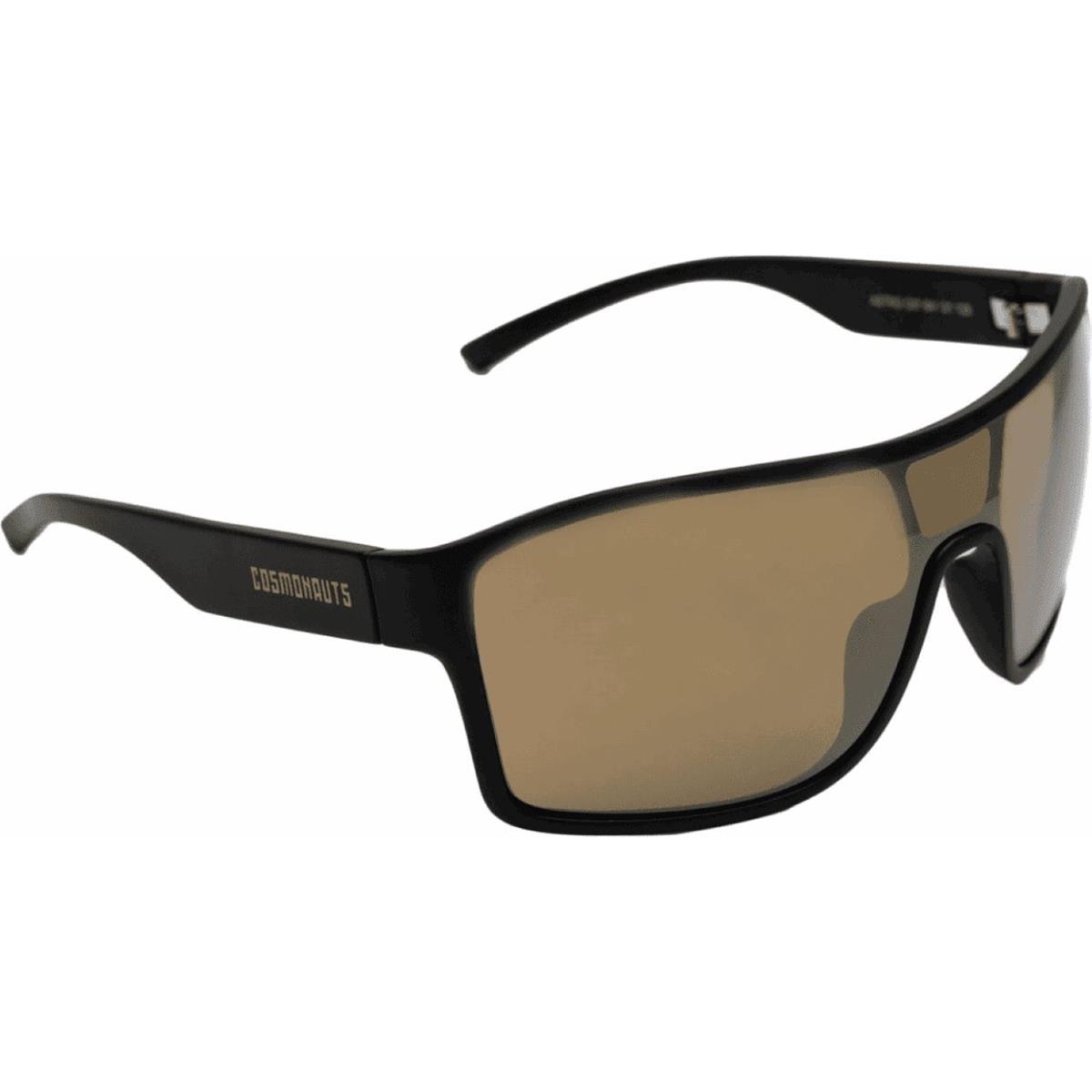 8057506800087 - Fahrradbrille Astro Schwarz mit Goldene Linse aus TR90 - Erredi Design