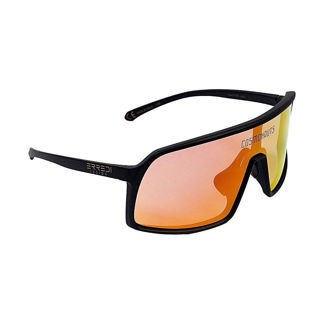 8057506800674 - Lander Fahrradbrille Schwarz Rot verspiegelt