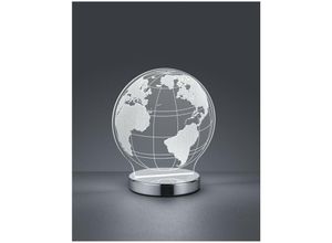 8057509899125 - Webmarketpoint - Lampada da Tavolo Cromo Globe Led Dimmerabile L17 cm Trio Lighting