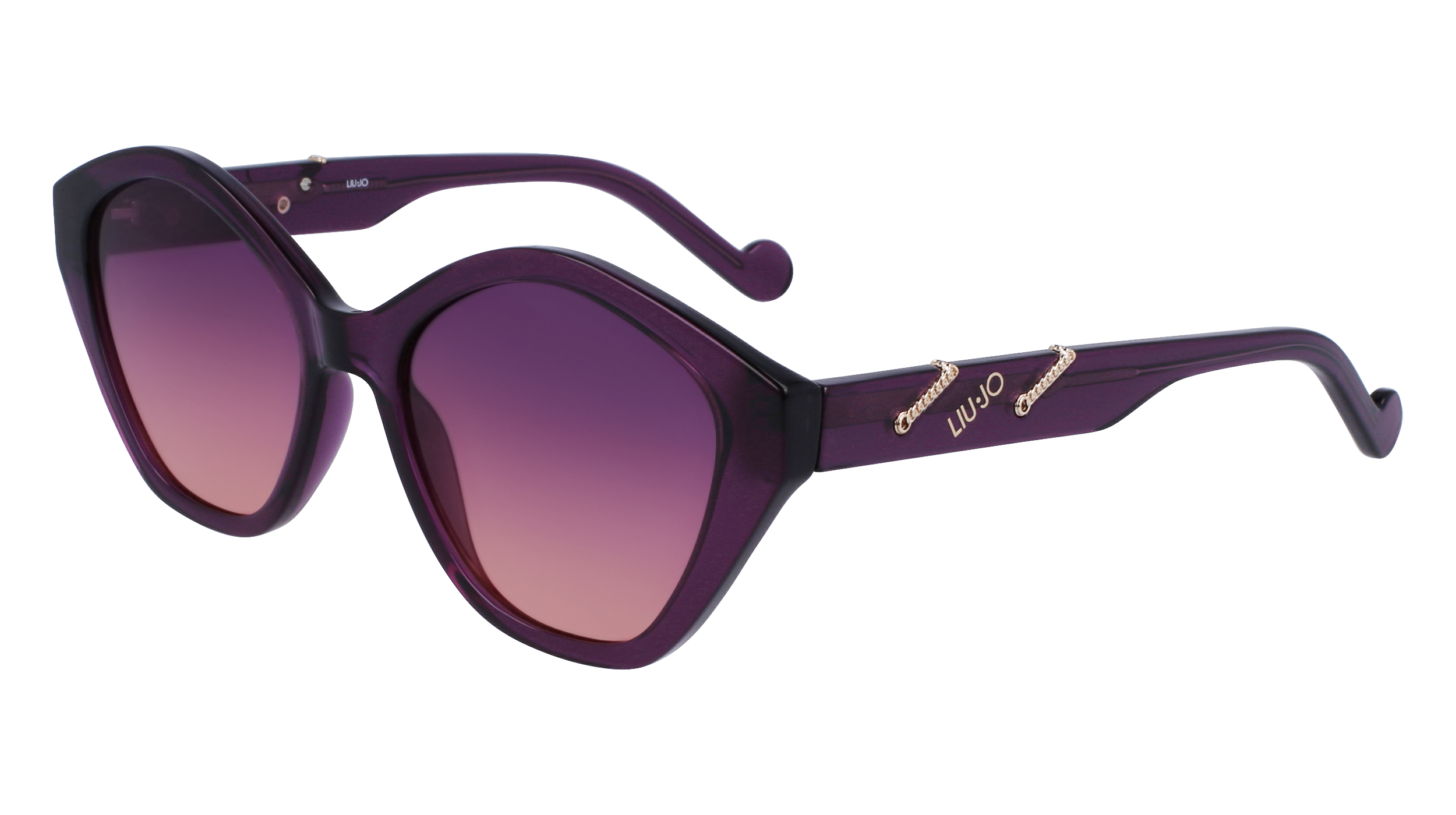 8057590558864 - Damen LJ770S 501 Gläser SONNENBRILLEN Injiziert Violett Violett Quadratisch Normal Photochromatisch