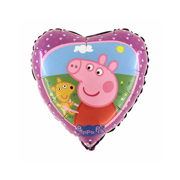 8057680308317 - Folienballon Peppa Pig und Teddy 8057680308317 GRABO