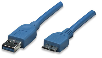 8057685304871 - USB30 Anschlusskabel Stecker Typ A - -- Stecker Micro B Blau 3 m 8057685304871 - USB30 Anschlusskabel Stecker Typ A - -- Stecker Micro B Blau 3 m