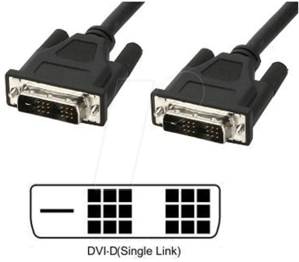 8057685304970 - ICOC-DVI-8000 - DVI Monitor Kabel DVI 18+1 Stecker Single Link 18 m