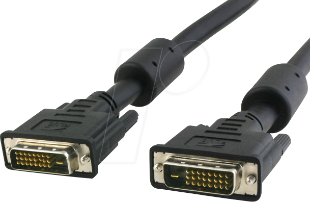 8057685306240 - ICOC-DVI-8100F - DVI Monitor Kabel DVI 24+1 Stecker Dual Link Ferrit 20 m