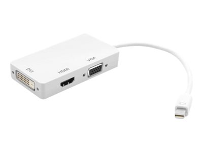 8057685309838 - Adapter 3 in 1 Mini DisplayPort -- (Thunderbolt) auf HDMI DVI VGA 8057685309838 - Adapter 3 in 1 Mini DisplayPort -- (Thunderbolt) auf HDMI DVI VGA