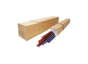 8057717932522 - Teleskopverpackung 2-teilig höhenverstellbar LxBxH 110 x 110 x 1800 mm 1-wellig ab 100 Stk