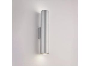 8057724580211 - Applique in ferro laccato bianco GU10 con decorazione argento antico 2 luci H30 - L8 - P6 8057724580211 - Applique in ferro laccato bianco GU10 con decorazione argento antico 2 luci H30 - L8 - P6