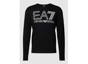 8057767650353 - Longsleeve mit Label- und Logo-Print