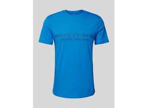 8057970520801 - T-Shirt mit Label-Print Modell milano nyc