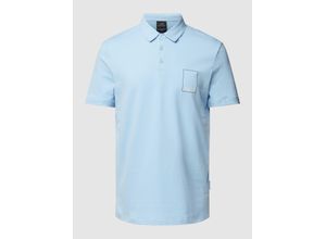 8057970546177 - Regular Fit Poloshirt mit Label-Detail