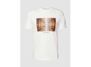 8057970558880 - T-Shirt mit Label-Motiv-Print