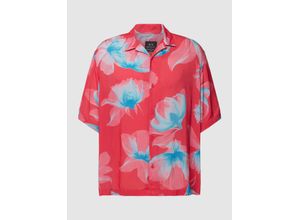 8057970582441 - Boxy Fit Freizeithemd aus Viskose mit Allover-Muster