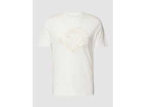 8057970620273 - T-Shirt mit Label-Motiv-Stitching