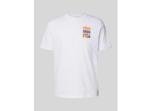 8057970669814 - T-Shirt mit Label-Print