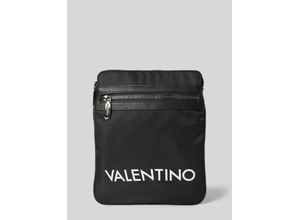 8058043141909 - Valentino by Mario Umhängetasche Textil Emblem Reißverschluss für Herren schwarz