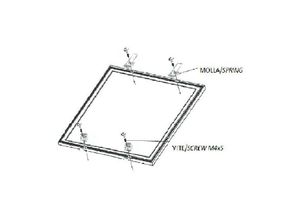 8058052001768 - Federsatz für vertiefte Platten für lpx66 AX1 66 - Nobile