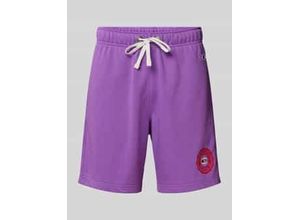 8058132680739 - Regular Fit Sweatshorts mit Logo-Badge