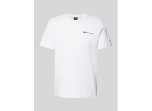 8058132754225 - T-Shirt mit Label-Print und Logo-Patch