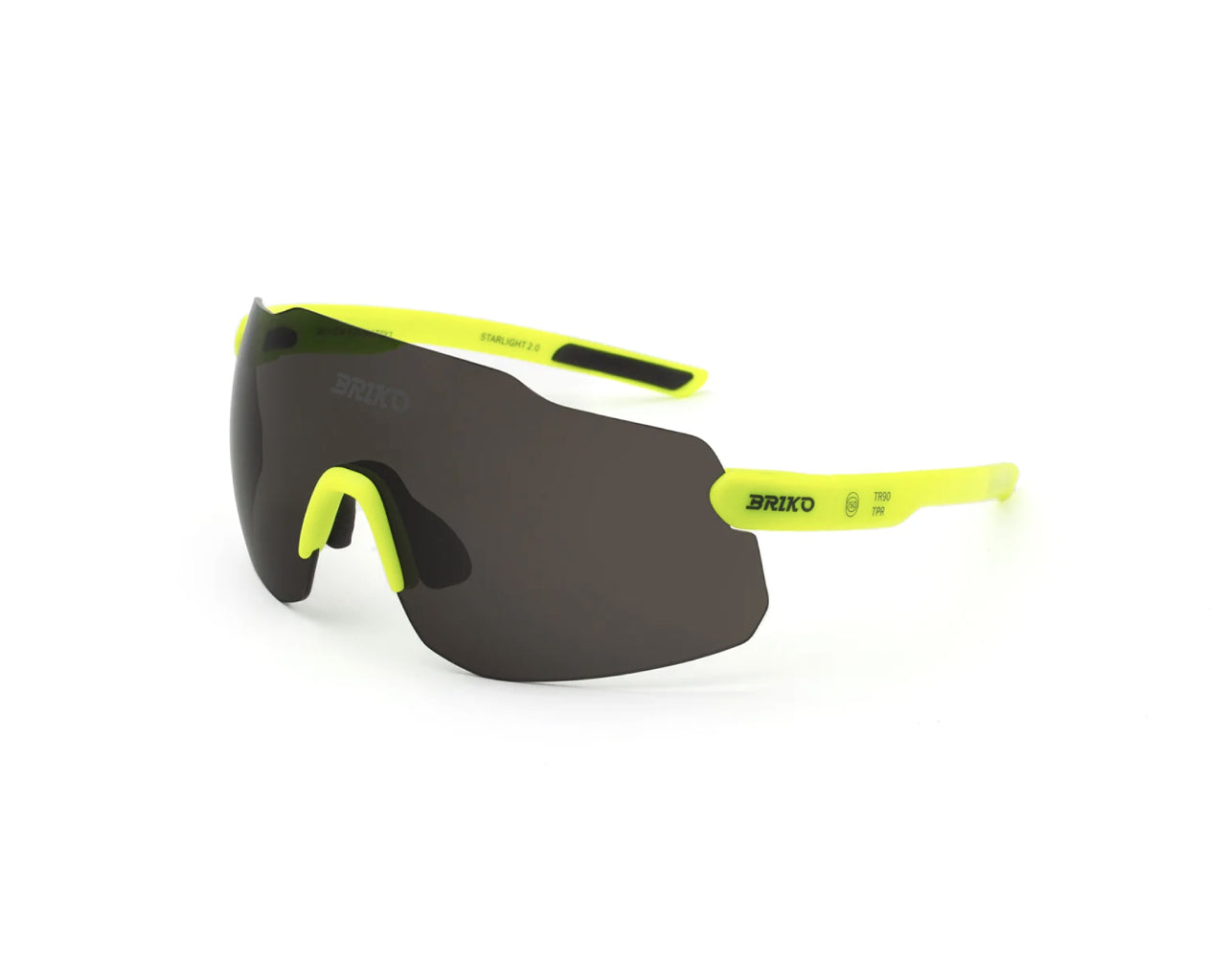 8058155334046 - Unisex RPF Starlight Lime Electric A28 Gläser SONNENBRILLEN Acetat Gelb Grau Geometrisch Normal