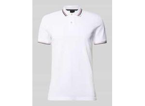 8058192347344 - Poloshirt mit Label-Stitching Modell Piquee