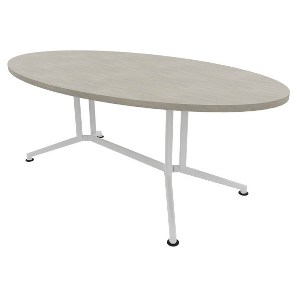 8058265534312 - Konferenztisch X2 X2ITO20 CL I 74cm (H) 200cmx110cm (BxT) oval beton Weiß 8058265534312 Quadrifoglio 8058265534312 - Konferenztisch X2 X2ITO20 CL I 74cm (H) 200cmx110cm (BxT) oval beton Weiß 8058265534312 Quadrifoglio