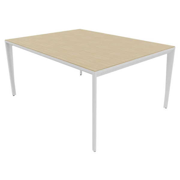 8058265539805 - Konferenztisch X5 X5LT116 RK I 75cm (H) 160cmx120cm (BxT) rechteckig eiche   Weiß 8058265539805 Quadrifoglio