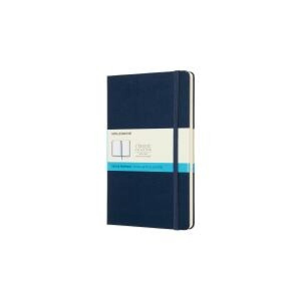 8058341715437 - Moleskine Sapphire Blue Notebook Large Dotted Hard - Moleskine Gebunden