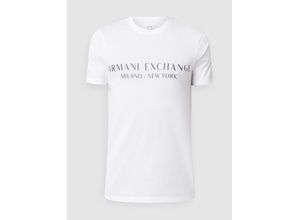 8058644539266 - T-Shirt mit Label-Print Modell milano nyc