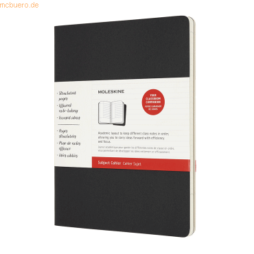 8058647620282 - Studien-Notizheft Cahier XL 19x25cm liniert 80 Blatt Kartone